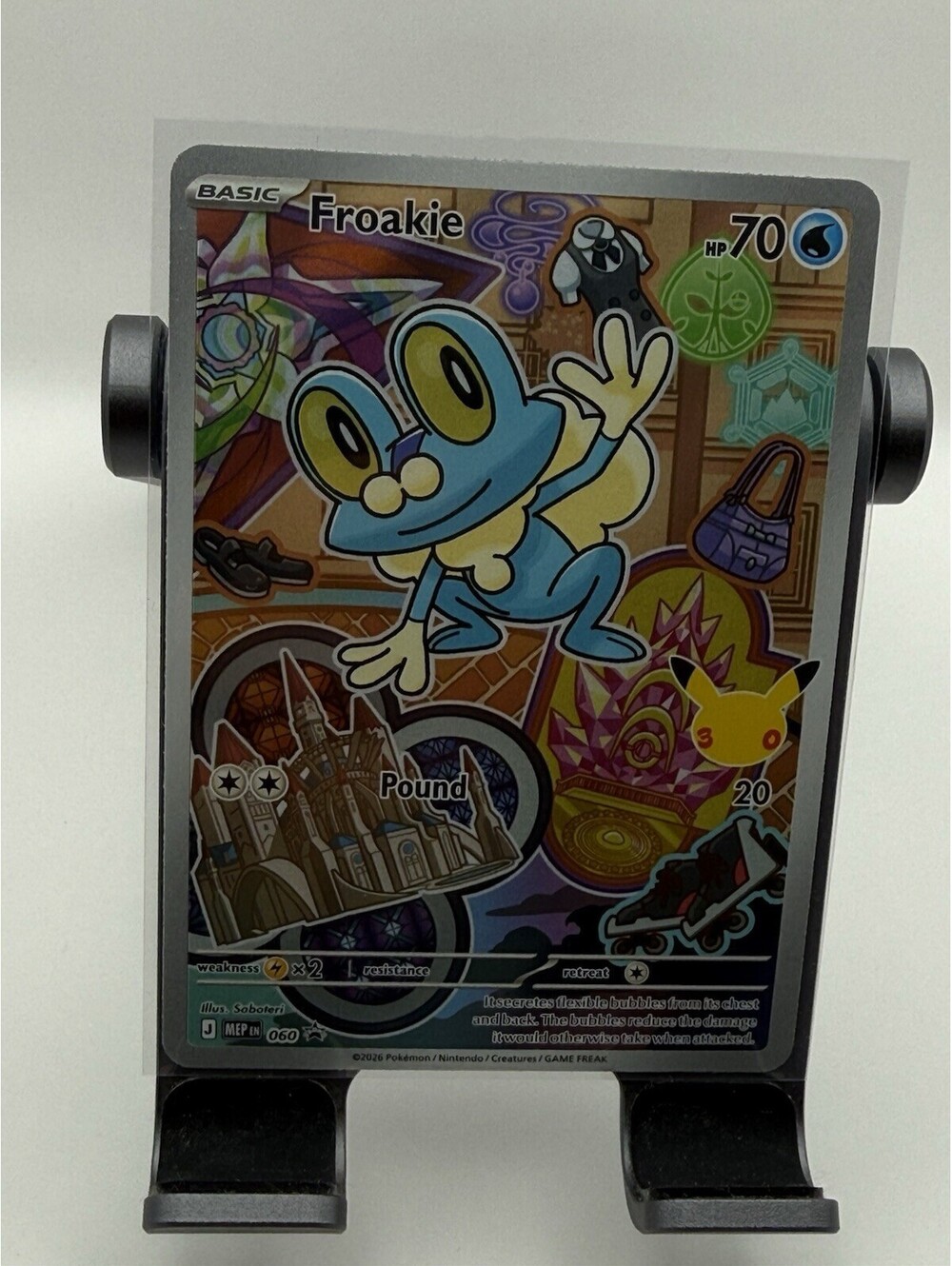 Pokemon TCG - Froakie 060 First Partner Series 3 IR Promo 30th Kalos